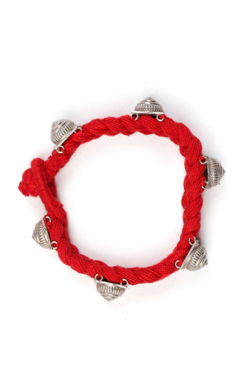 Square Tomb Motif Tribal Anklet